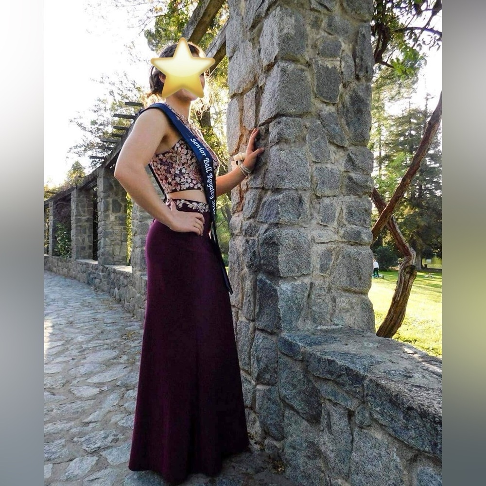 Two Piece Prom Dress Size 6